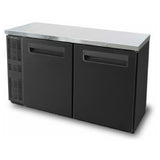 Blue Air BNB-60BT-HC - Back Bar Cooler, Two-section, Shallow Depth