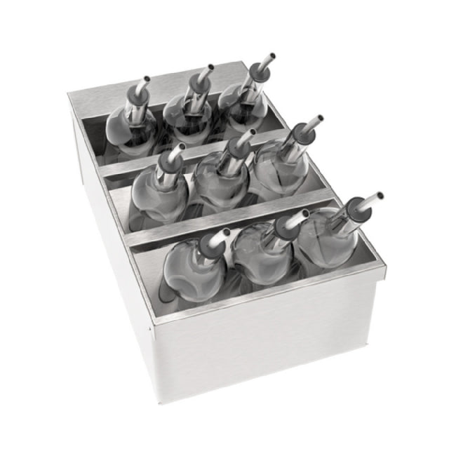 Krowne MW-SR12 MoveWell Speed Rack Modular Insert 12"W X 21"D X 6"H (3) Tier