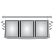 Hubert 87455 - Menu Board, 3-pocket, Hanging