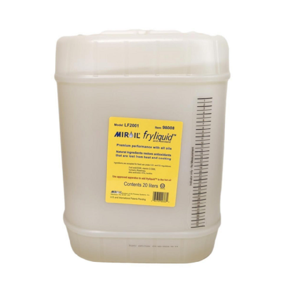 MirOil USA LF2001 Fryliquid™ Antioxidant (1) 20 Liter Carton