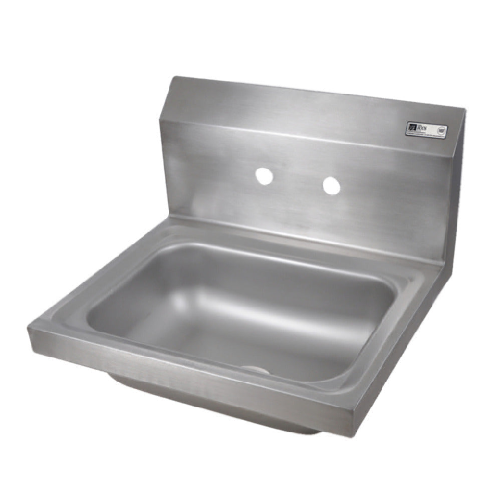 John Boos PBHS-W-1410-4D-X Pro-Bowl Hand Sink Wall Mount 14"W X 10" Front-to-back X 5" Deep Bowl