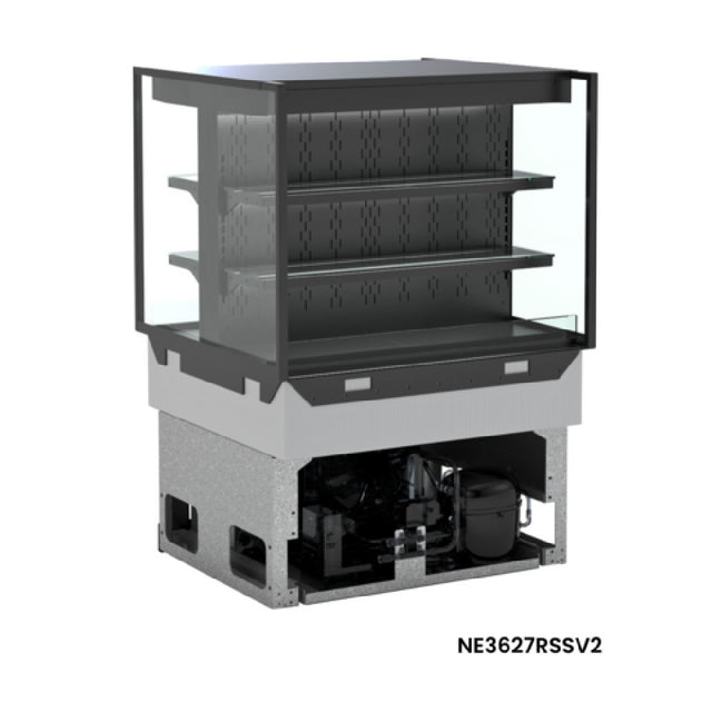 Structural Concepts NE3627RSSV2 Reveal® Self-Service Refrigerated Dual Sided Slide In Counter Case