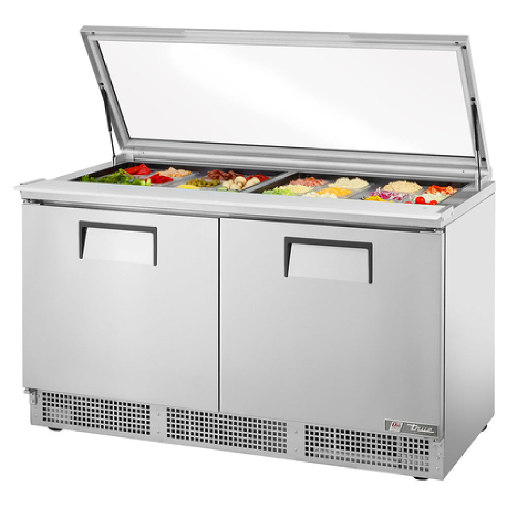 True Refrigeration TFP-64-24M-FGLID Sandwich/Salad Unit Two-section