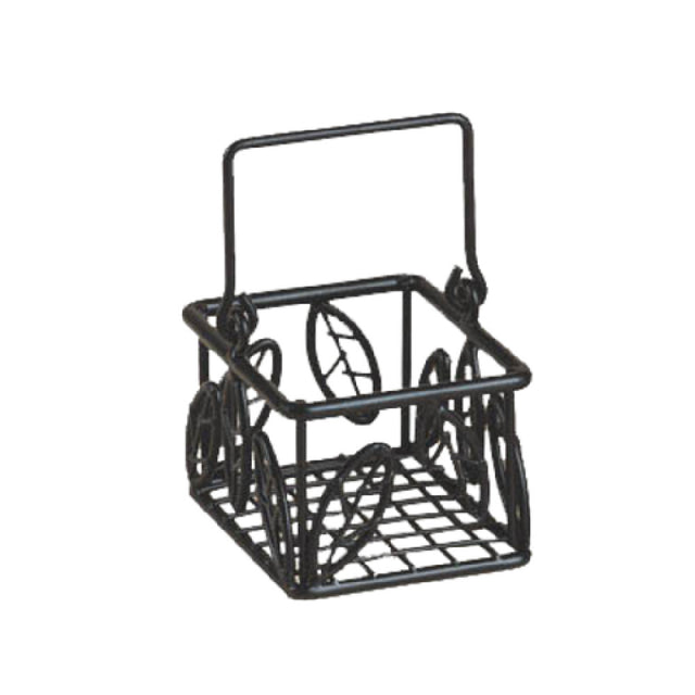 American Metalcraft SBL353 Sugar Packet Basket 3-1/2"L X 2-3/4"W X 2-1/4"H Leaf Design