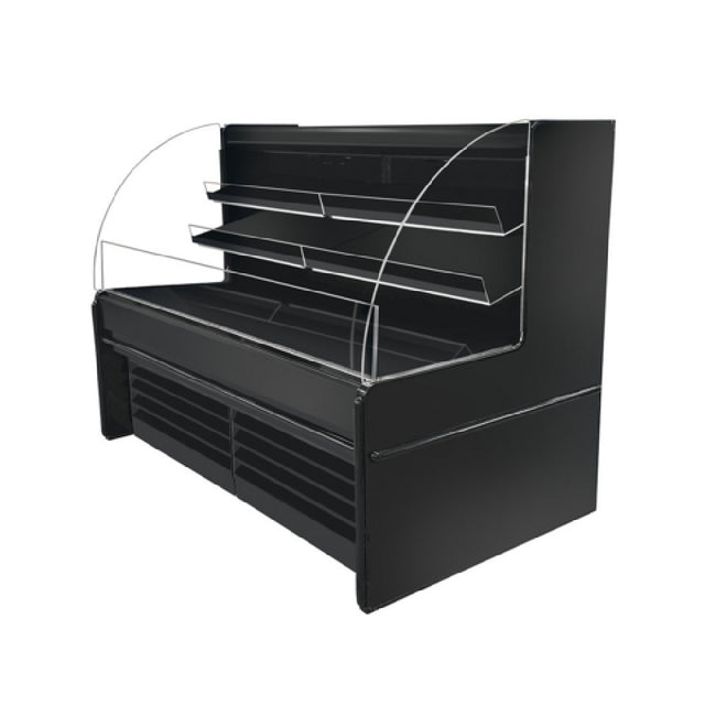 Howard-McCray R-OD40E-6S-B - Dairy Curved End Open Merchandiser, 75"W, 53"H