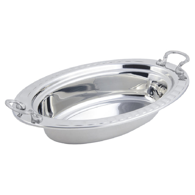 Bon Chef 5699HRSS Food Pan Full Oval 6-1/8 Qt. (196 Oz.) Capacity