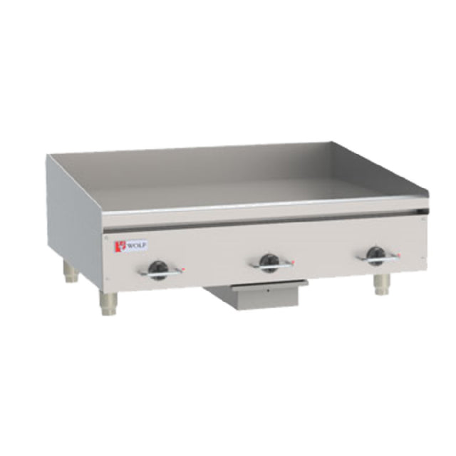 Wolf WEG36E_240/60/3 Heavy Duty Electric Griddle 36" W X 24" D Cooking Surface