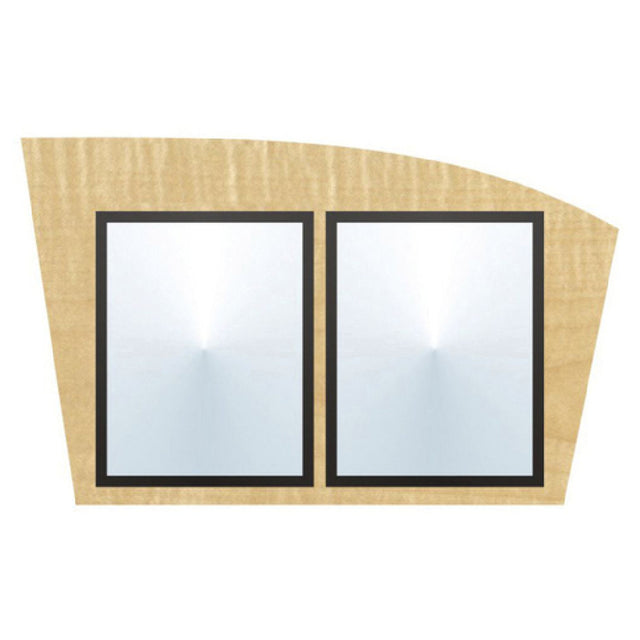Hubert 79949 - Menu Board, 2-pocket, Wall-mount
