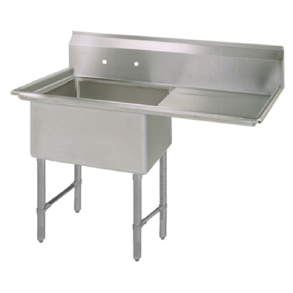 BK Resources BKS-1-1824-14-24RS Sink One Compartment 44-1/2"W X 29-13/16"D X 43-3/4"H Overall Size