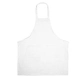 Chef Approved 167026WH Bib Apron 34" X 34" (2) Front Pockets
