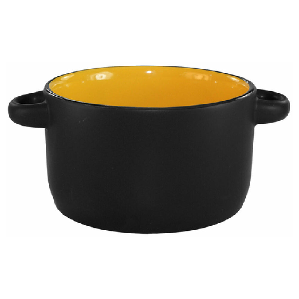 International Tableware 83567-2900/05MF-05C Bistro Soup Bowl 11 Oz. 4-1/8" Dia. (w/handles 5-5/8" Dia.) X 2-3/8"H