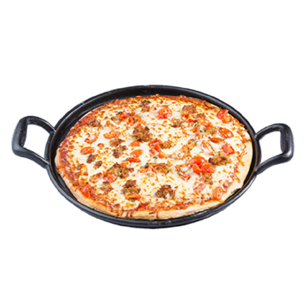Tablecraft CW30118 Pizza Pan 12-3/4" Dia. X 1-7/8" (17-5/8" O.A.L) Round