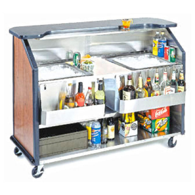 Lakeside 887 Portable Bar 63-1/2" Long Waterproof Top
