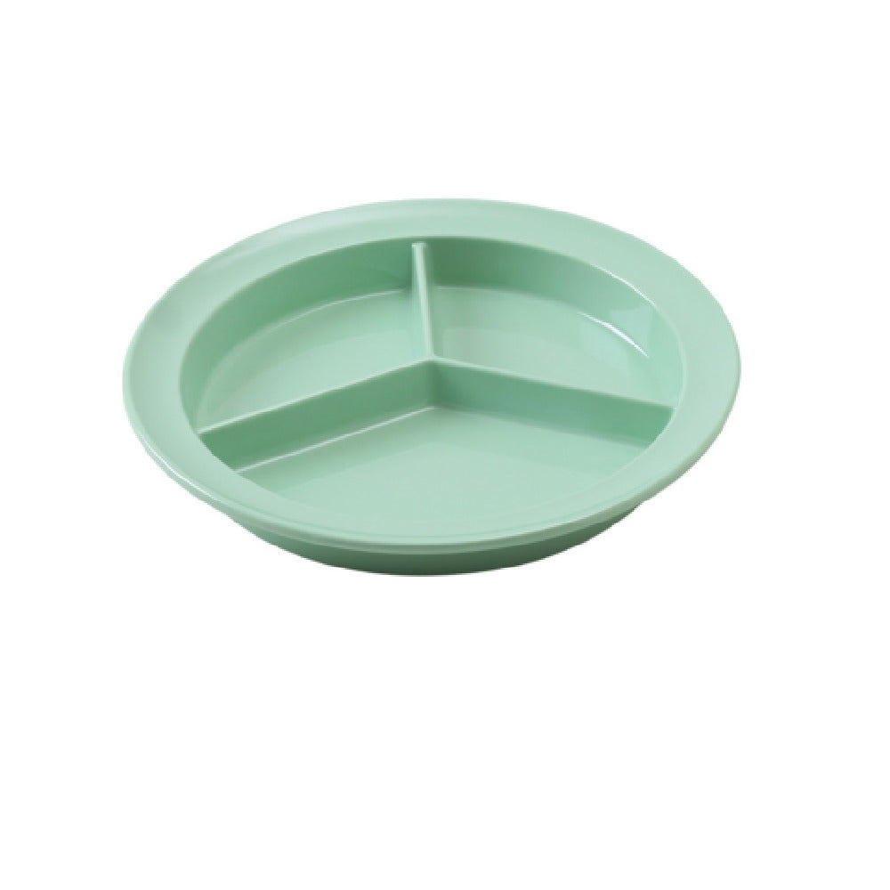 Yanco NS-701G Nessico Compartment Plate 8-3/4" Dia. 3-compartments
