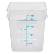 Royal ROY PCSC 18 - Storage Container, 18 Qt., Square