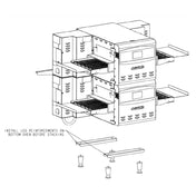 Ovention OVNTN-STK-11 - Stacking Kit For Any Combination Of (3) S1200 Or C1400