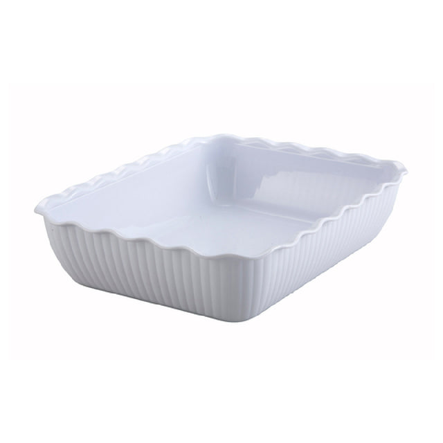 Winco CRK-13W Deli Crock 13" X 10" X 3" Rectangular