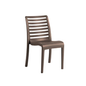 Grosfillex UT947037 Astoria Stacking Sidechair 20.9"W X 23.4"D X 34.7"H Technopolymer With Air Molding Technology