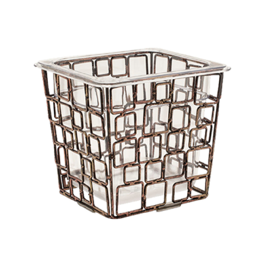 FOH BHO061GOI21 1/6 Size Coppered Link Housing/Pan Set Deep Includes One BHO051GOI21 1/6 Size Coppered Link Housing Deep