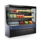 Federal Industries VRSL7260S Vision Series Refrigerated Slim-Line Self-Serve High Profile Display Case