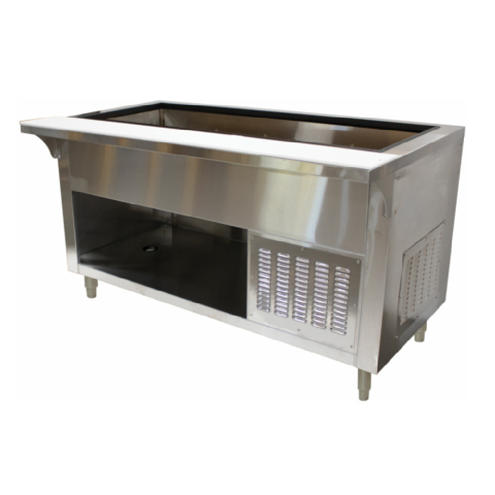 Advance Tabco HDRCP-6-BS Refrigerated Cold Pan 93-1/8"W X 36-1/4"D X 35"H (overall)