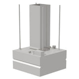 Avtec SSA-ISLE48 - SimpleSpec Isle Display Cooking Hood, Type I, Island Style - Square