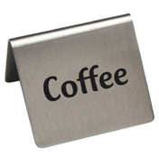 Hubert 67866 - Beverage Tent, "Coffee", 2-1/2" X 2" X 2-3/16"H