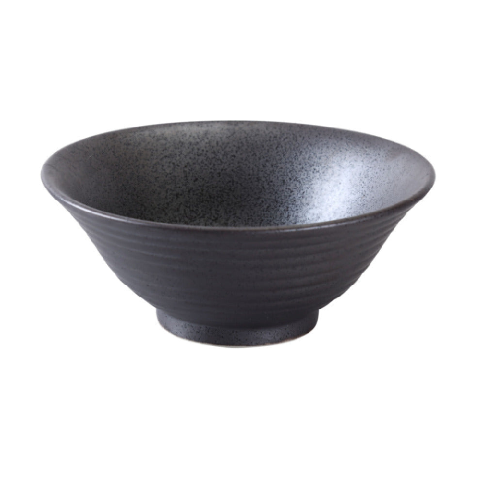 Yanco DB-3107 Diamond Black Ramen Bowl 30 Oz. 7-1/2" Dia. X 3-1/4"H