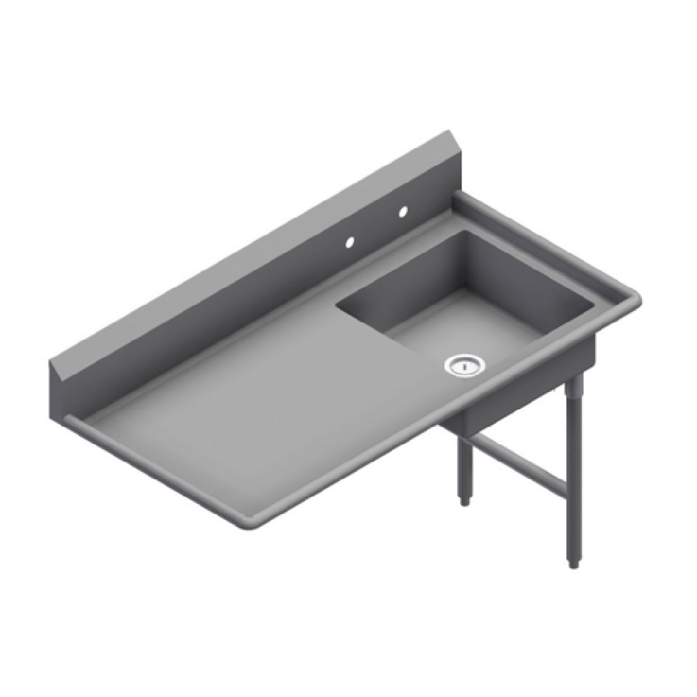 Winholt UDT-16-L-60L Dish Table Undercounter Left-right Operation