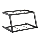 TableCraft Products 11623 - Grab & Go Two-Tiered Frame, 23.5" X 17.75" X 13", Black Powder Coated (Over Steel)