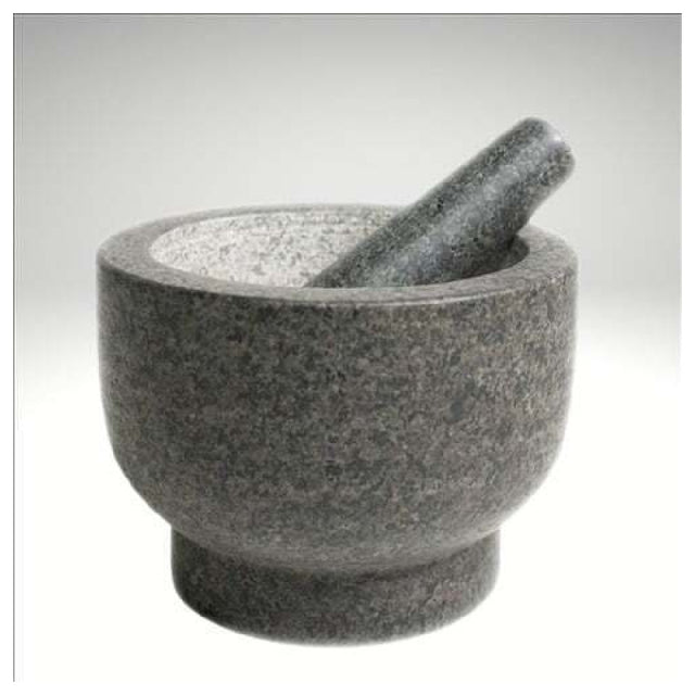 JB Prince UA276 Mortar And Pestle 5.25"W X 5.25"D X 5"H 12lbs
