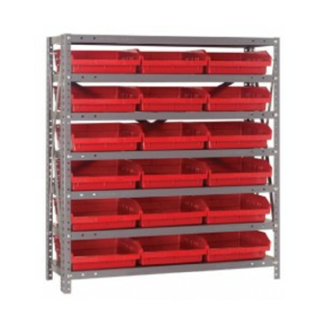 Quantum 1239-109_IVORY - Shelving Unit, 12"D X 36"L X 39"H, Heavy Duty