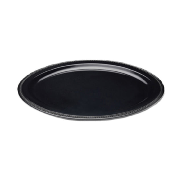 Elite Global Solutions M17OV-B Platter 16"L X 13"W X 1"H Oval