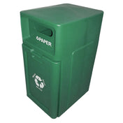 Hubert 12196 - Recycle Bin, "Paper", 39 Gallon