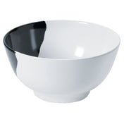 GET Enterprises B-14-W/BK Bold™ Bowl 14 Oz. (14.5 Oz. Rim Full) 5" Dia. X 2"H