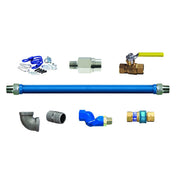 Dormont CAN1675KITS36EFV - Dormont Blue Hose Moveable Gas Connector Kit, 3/4" Inside Dia.