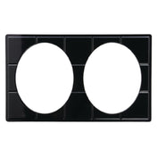 Hubert 66069 - Cold Tile, 2-compartment, For Oval Bakers (#47438,57093,73226,91099,97112,77115)