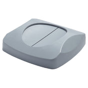 Rubbermaid FG268988GRAY Untouchable® Swing-In-Top 16" Sq X 4" H Fits 3569-883569-07 & 3569-73 Containers
