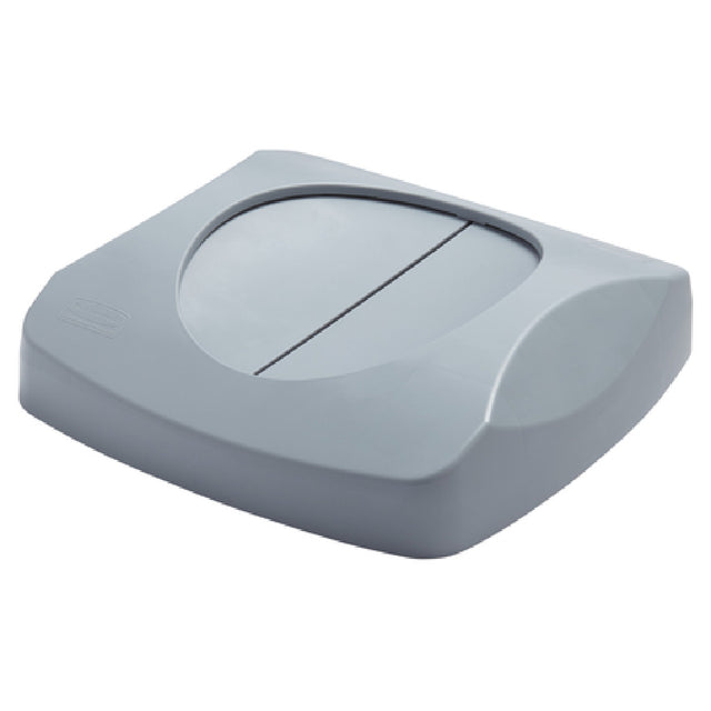 Rubbermaid FG268988GRAY Untouchable® Swing-In-Top 16" Sq X 4" H Fits 3569-883569-07 & 3569-73 Containers