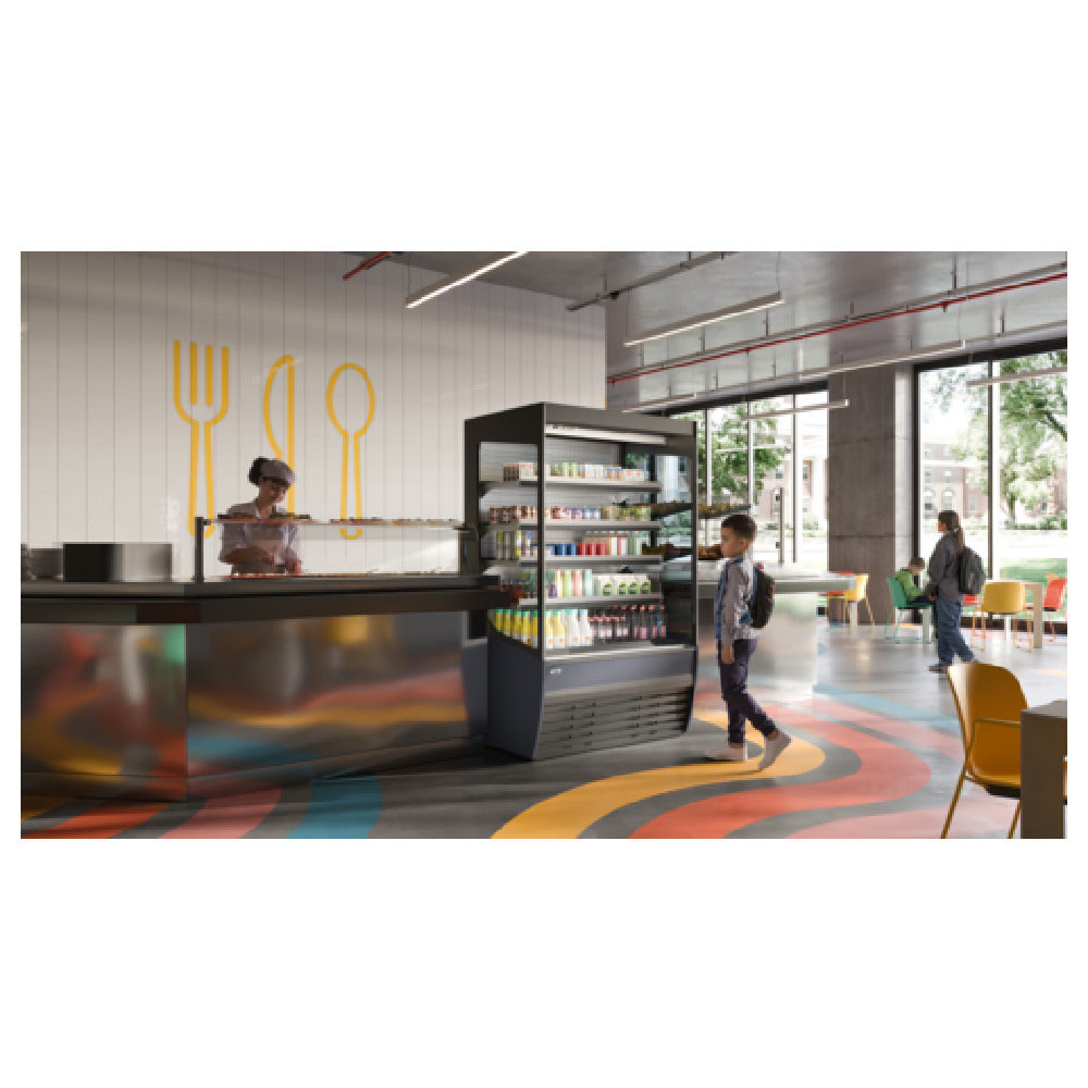 Federal Industries VFSS4878S - Vision Series Flex™ 3-in-1 Multifunctional Merchandiser (Ambient/Heated/Refrigerated)