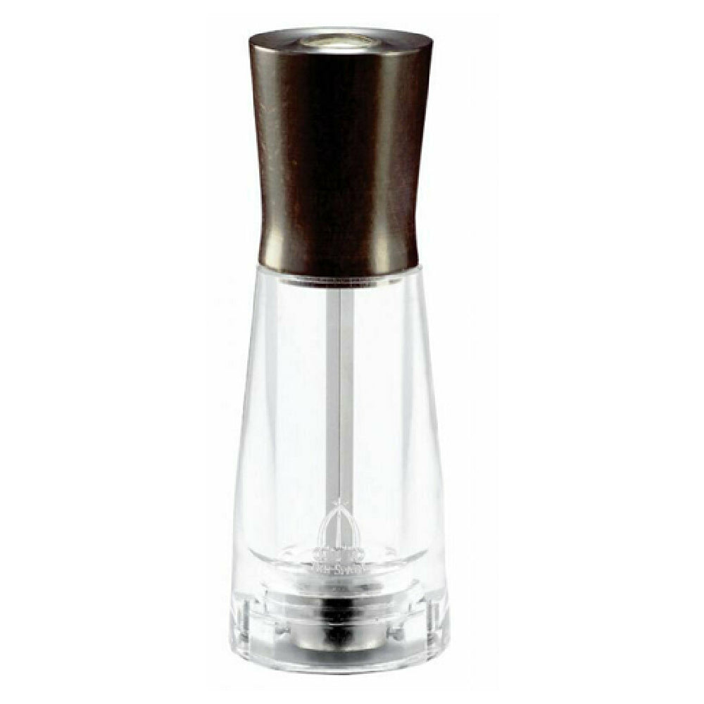 Omcan 43670 (43670) TRE SPADE Tosca Series Pepper Mill 15cm (6") Tall Tempered Steel Conic Mechanisms