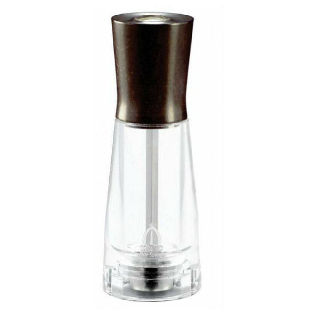 Omcan 43670 (43670) TRE SPADE Tosca Series Pepper Mill 15cm (6") Tall Tempered Steel Conic Mechanisms