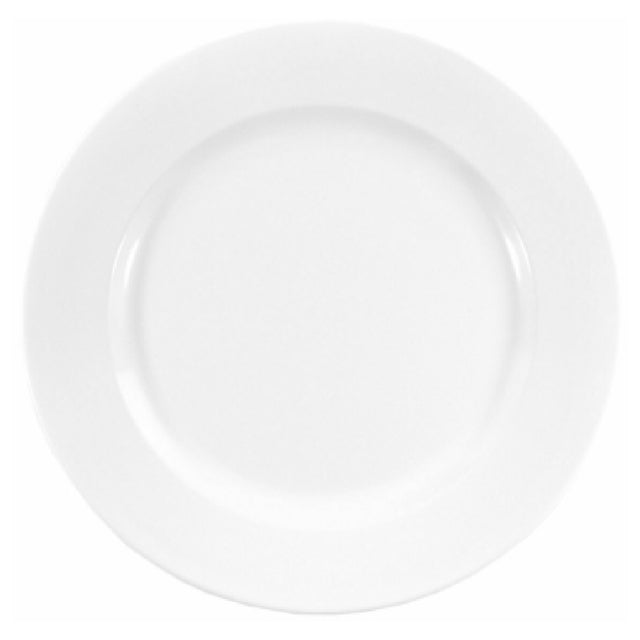 GET Enterprises D815-W Elite Global Solutions Plate 8 1/2" Dia. X 1" H Round