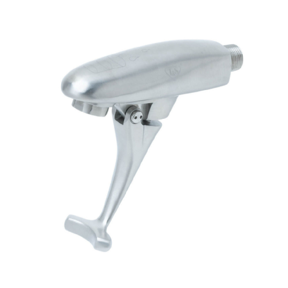 T&S Brass S-1205 EverSteel Wall Mount Stainless Steel Glass Filler Push Back Design