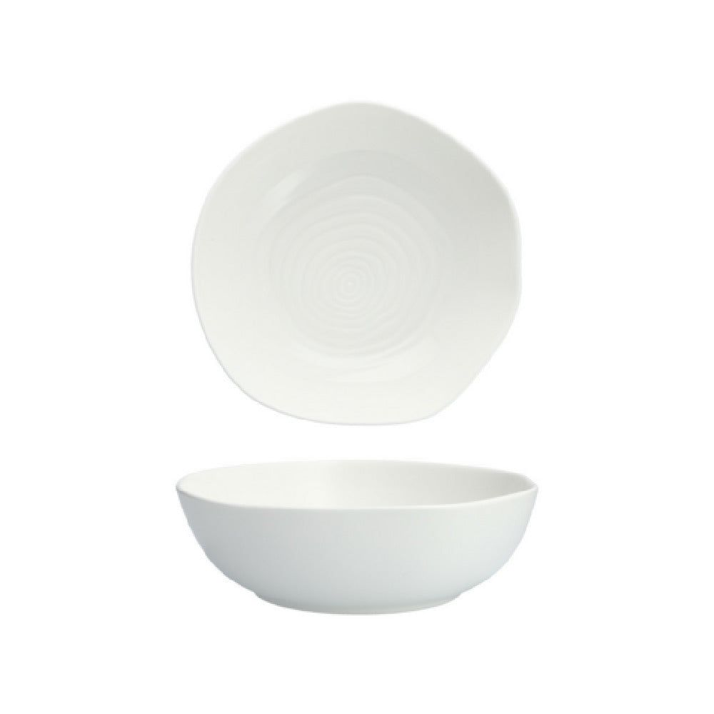 Fortessa 4700.F0000.07 Contexture Shallow Organic Nami Bowl 23.4 X 22.3 X 7.3cm