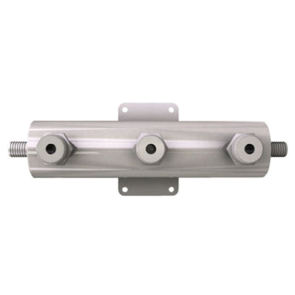 Micro Matic 2840 3 Station Beer Manifold Pass Thru 1/2" Barb Inlet & Outlet