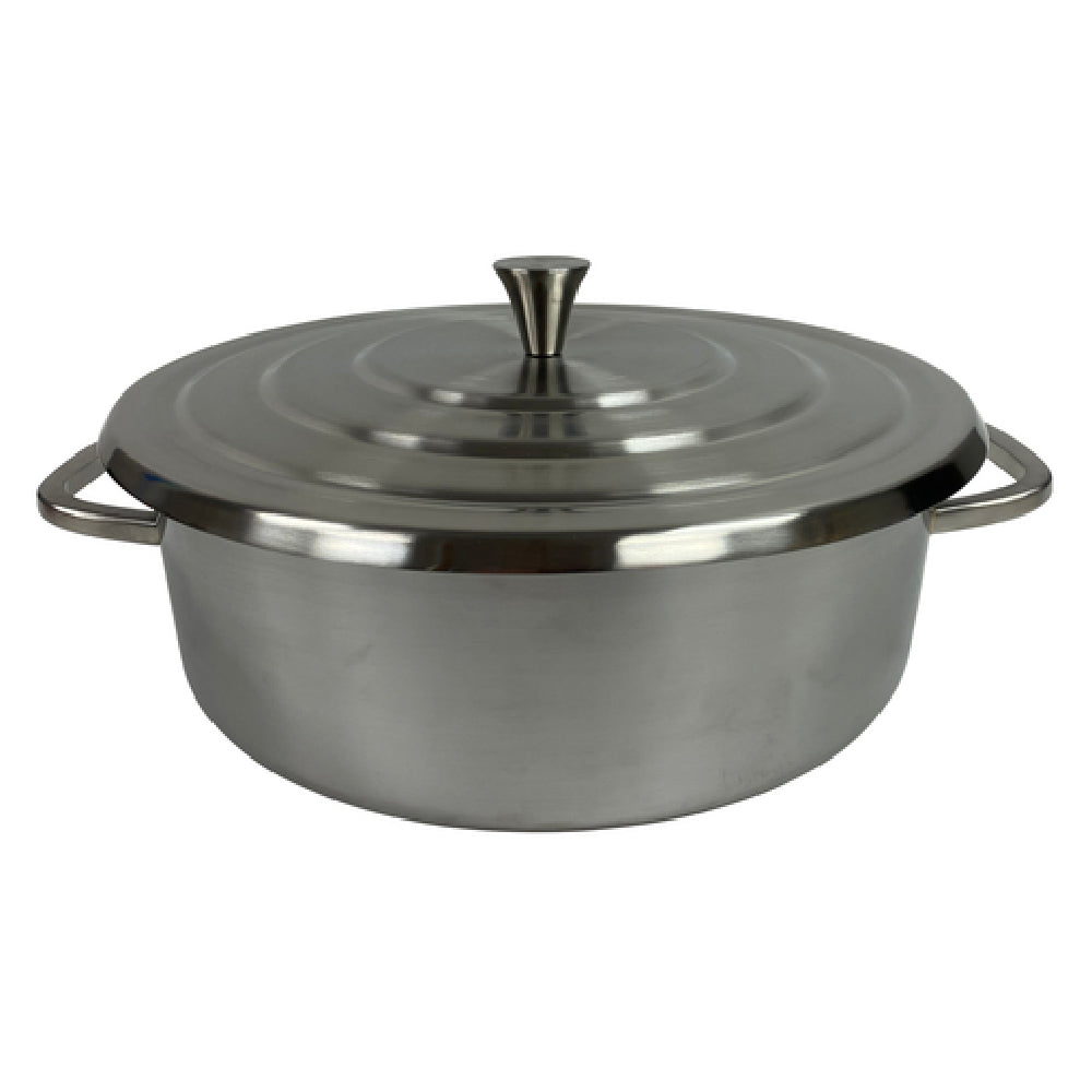 Steelite 7352MW302 Round Homestyle Chafer 2.0 Gal 18.0" X 15.75" X 5.5"