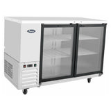 Atosa MBB48GGR Atosa Back Bar Cooler Two-section 48"W X 28-1/10"D X 40-1/8"H