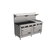 Venancio R722ST-24B48G Restaurant Range Gas 72"W