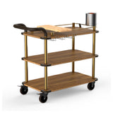 Steelite MGCRNX03BBXX - Service Cart, 41.0" X 21.0" X 40.0", Rollin